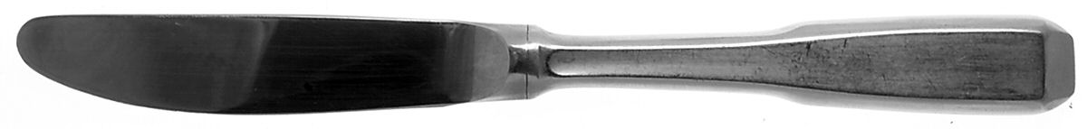 Wickford (Stainless, Cutlery) Modern Hollow Butter Spreader (Stainless) by Towle Silver-1