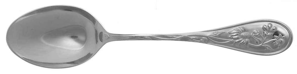 Wildflower (Stainless) Place/Oval Soup Spoon by Towle Silver-1