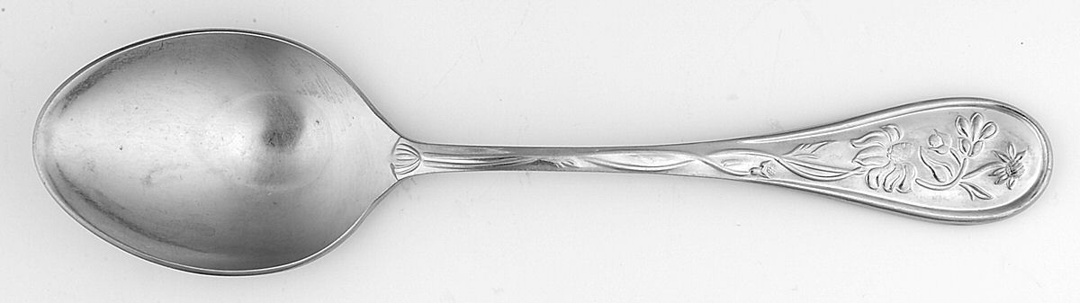 Wildflower (Stainless) Tablespoon (Serving Spoon) by Towle Silver-1