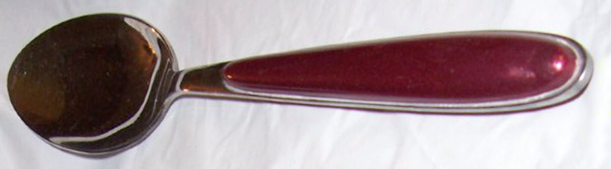 Jewels (Stainless) Place/Oval Soup Spoon by Trupco-1