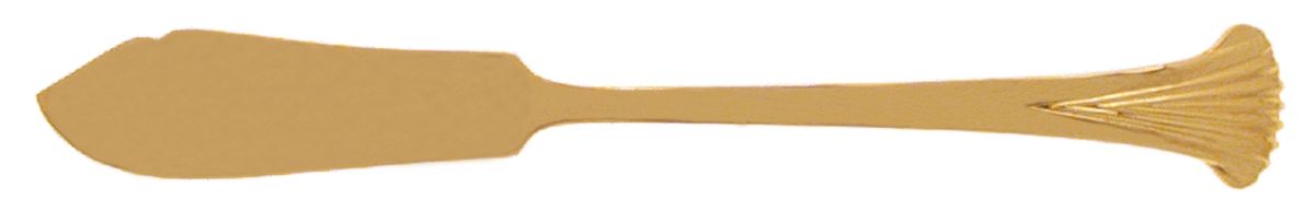 Golden Contessa (Gold Electroplate) Flat Handle Master Butter Knife by Towle Silver-1