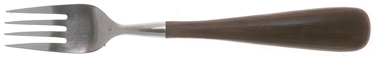 Briar (Stainless, Dark Brown Wood Handle) Individual Salad Fork by Trend Pacific-1