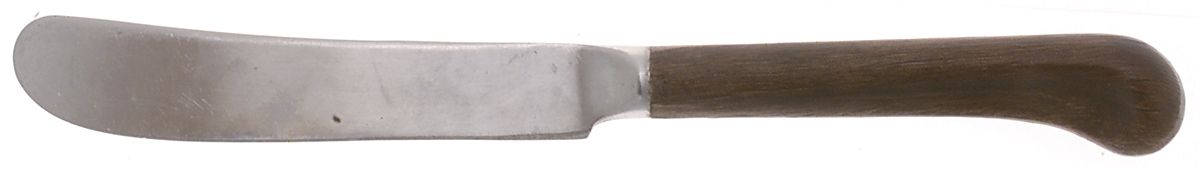 Briar (Stainless, Dark Brown Wood Handle) Old French Hollow Pistol Knife by Trend Pacific-1