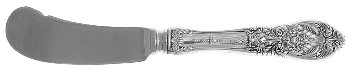Richelieu (Sterling) Butter Spreader Hollow Hdl-Paddle/Stainless Blade by Tuttle-1