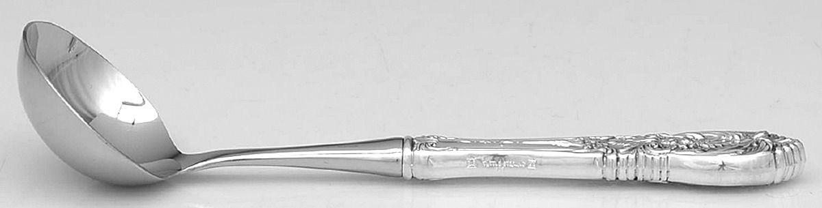 Richelieu (Sterling) Hollow Handle Gravy Ladle with Stainless Bowl by Tuttle-1
