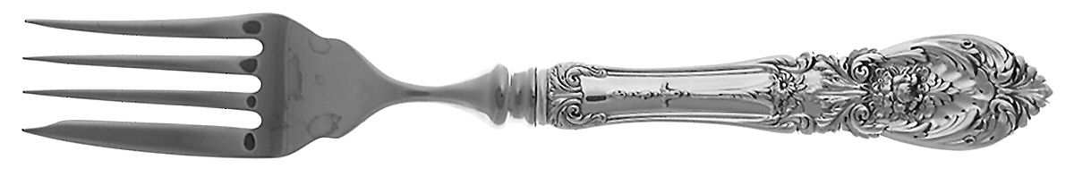 Richelieu (Sterling) Individual Hollow Fish Fork, Stainless Tines by Tuttle-1