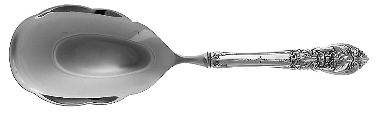 Richelieu (Sterling) Rice Spoon-Stainless Bowl by Tuttle-1