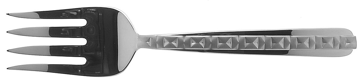 Lanai (Stainless) Medium Solid Cold Meat Serving Fork by Tuttle-1