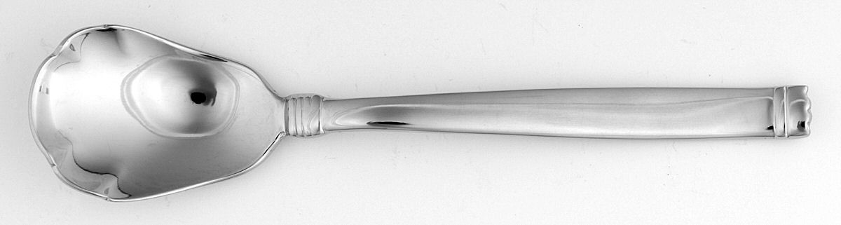 Tiara (Stainless) Sugar Shell Spoon by Tuttle-1