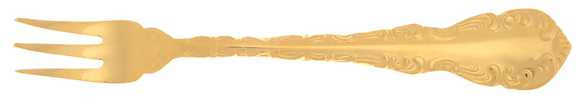 Golden Marcelle Cocktail/Seafood Fork by Towle Silver-1