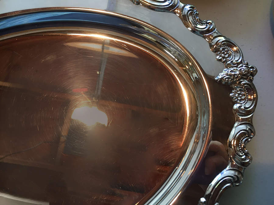 El Grandee (Silverplate Hollowware) 17" Oval Serving Platter by Towle Silver-1