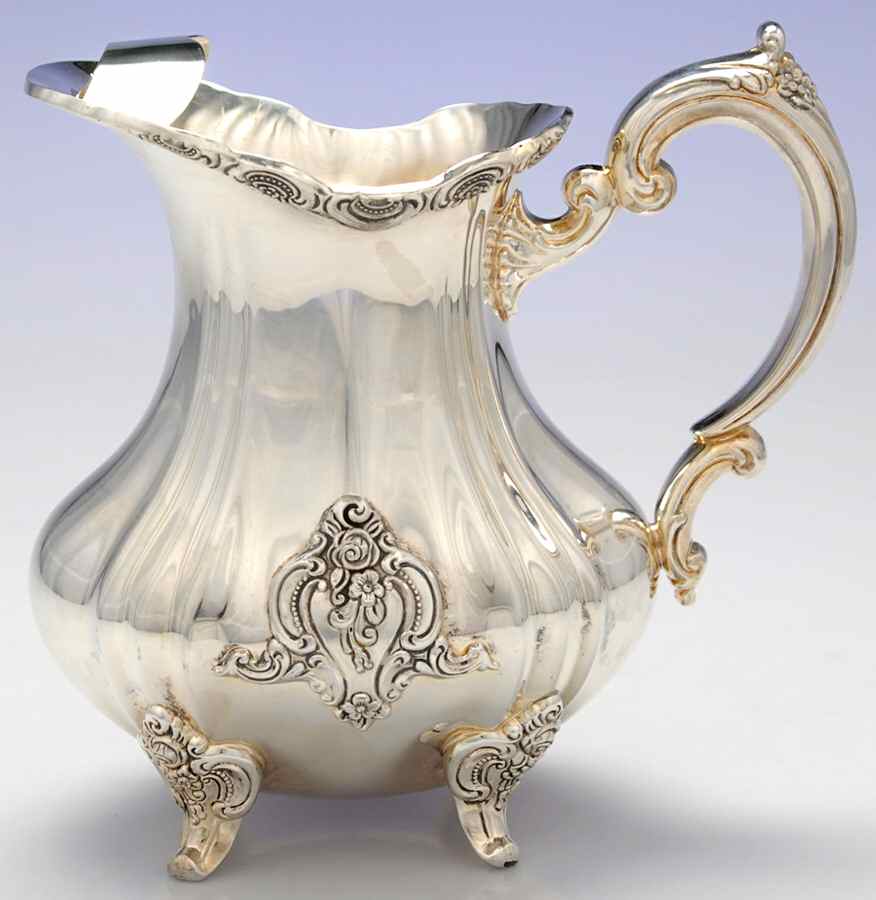 El Grandee (Silverplate Hollowware) Plated Water Pitcher with Ice Lip by Towle Silver-1