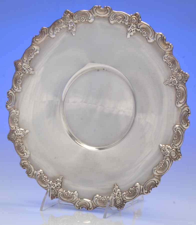 El Grandee (Silverplate Hollowware) Silverplate Sandwich Plate by Towle Silver-1