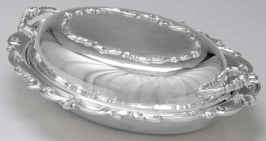 El Grandee (Silverplate Hollowware) Double Vegetable Bowl by Towle Silver-1