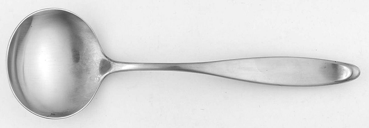Design 2 (Stainless, Korea) Dessert/Oval Soup Spoon by Towle Silver-1