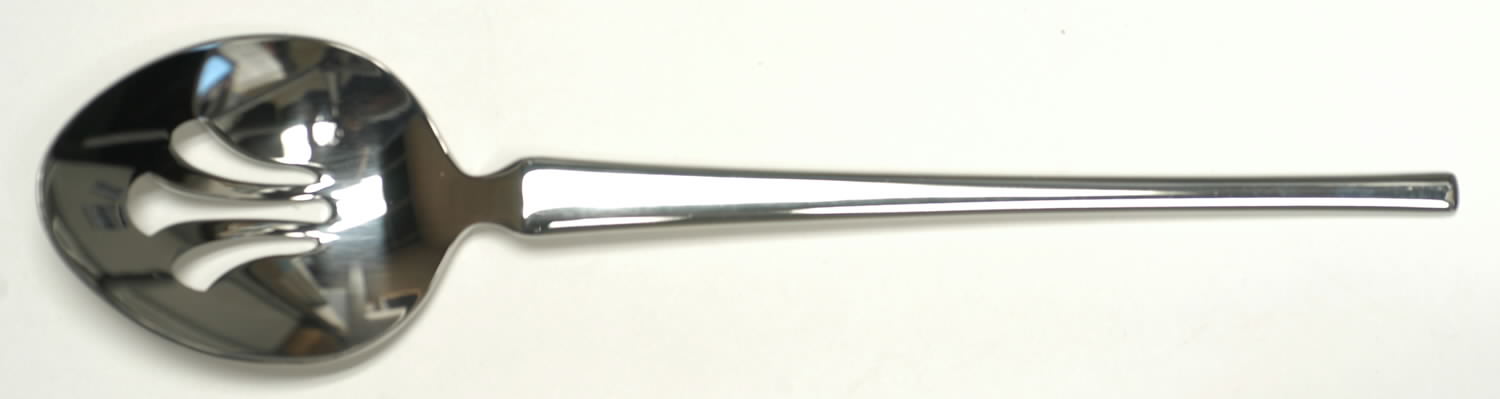 Atrium (Stainless) Pierced Tablespoon (Serving Spoon) by Towle Silver-1