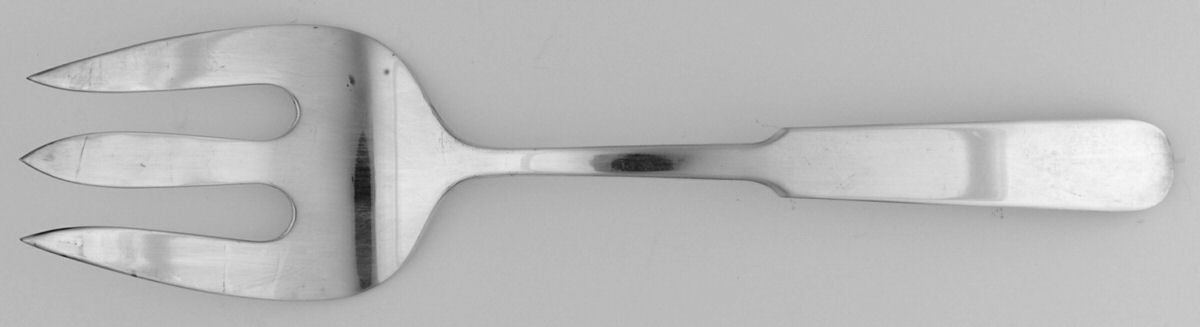 Heritage (Silverplate) Solid Salad Serving Fork by Towle Silver-1