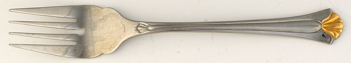 Gold Canterbury (Stainless) Individual Salad Fork by Towle Silver-1