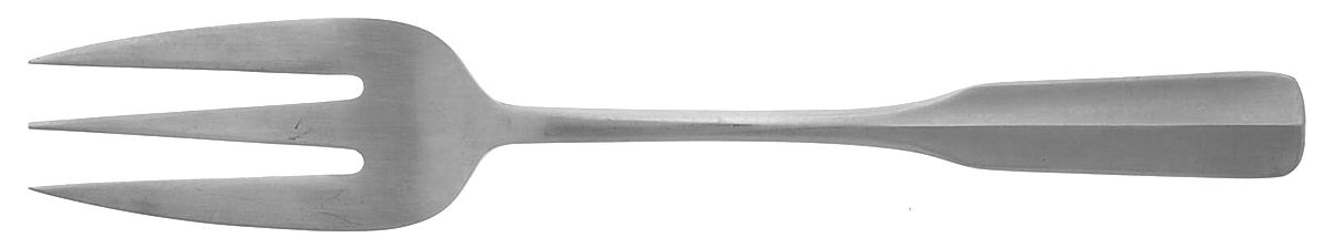 TWS247 (Stainless) Medium Solid Cold Meat Serving Fork by Towle Silver-1