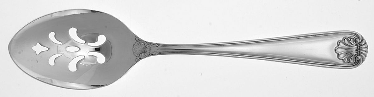 Bay Shore (Silverplate) Pierced Tablespoon (Serving Spoon) by Towle Silver-1