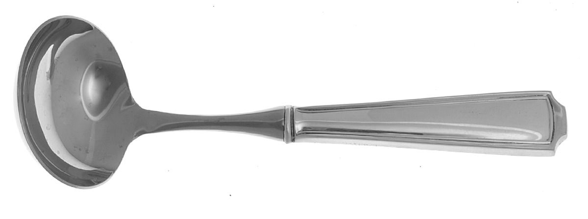 American Chippendale (Sterling) Hollow Handle Gravy Ladle with Stainless Bowl by Towle Silver-1