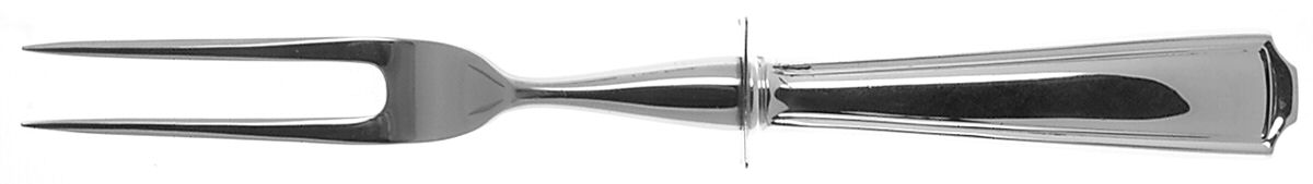 American Chippendale (Sterling) Small Steak Carving Fork with Stainless Prongs by Towle Silver-1
