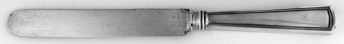 American Chippendale (Sterling) Old French Hollow Knife with Bolster by Towle Silver-1