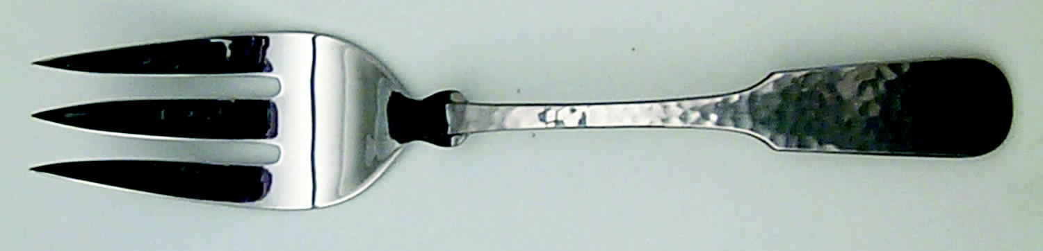 Hammersmith (Stainless, Germany, Glossy) Large Solid Cold Meat Serving Fork by Towle Silver-1