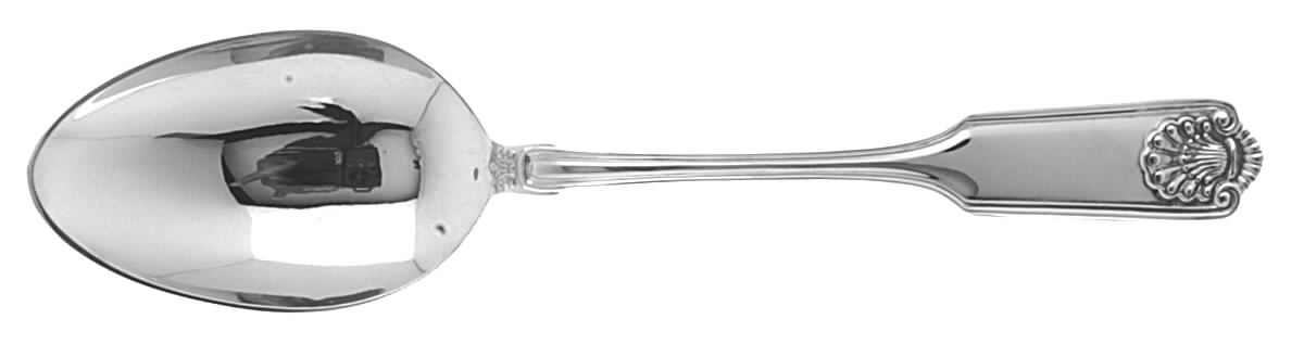 Fiddle Shell-Alden (Sterling) Tablespoon (Serving Spoon) by Towle Silver-1