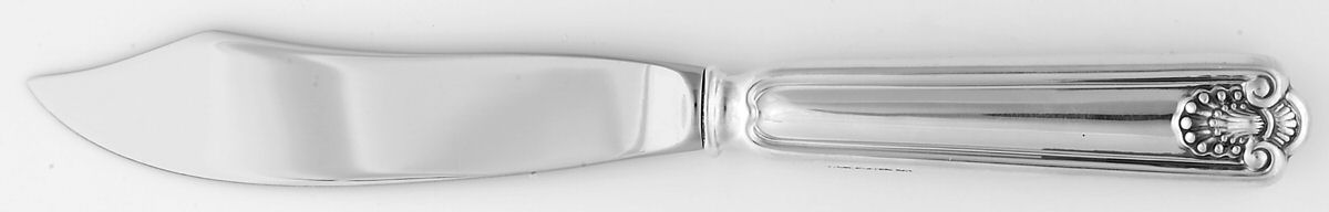 Fiddle Shell-Alden (Sterling) Individual Fruit Knife with Stainless Blade by Towle Silver-1