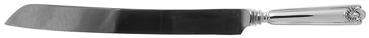 Fiddle Shell-Alden (Sterling) Cake Slicer with Stainless Blade by Towle Silver-1