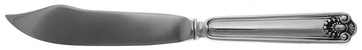 Fiddle Shell-Alden (Sterling) Individual Fish Knife with Stainless Blade by Towle Silver-1