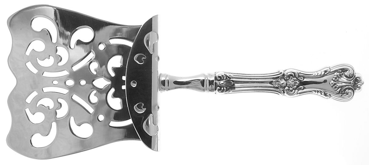 Federal Cotillion(Sterling, Newer) Hollow Asparagus Server with Silverplate Hood by Towle Silver-1