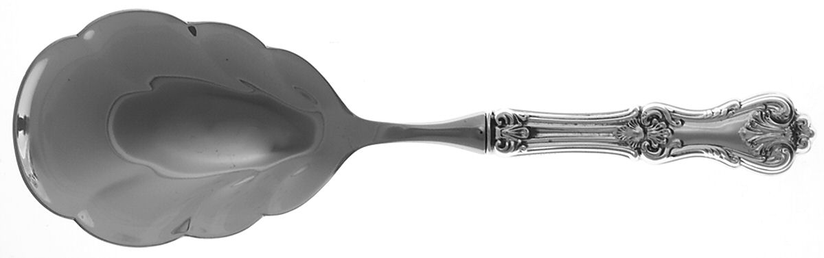 Federal Cotillion(Sterling, Newer) Rice Spoon-Stainless Bowl by Towle Silver-1