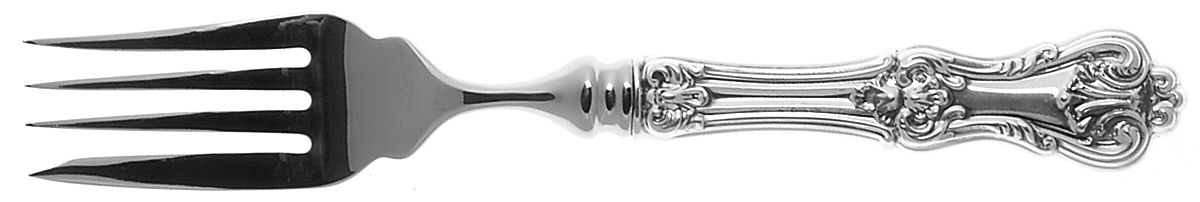 Federal Cotillion(Sterling, Newer) Individual Hollow Fish Fork, Stainless Tines by Towle Silver-1