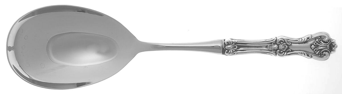 Federal Cotillion(Sterling, Newer) Salad Servng Spoon with Stainless Bowl by Towle Silver-1