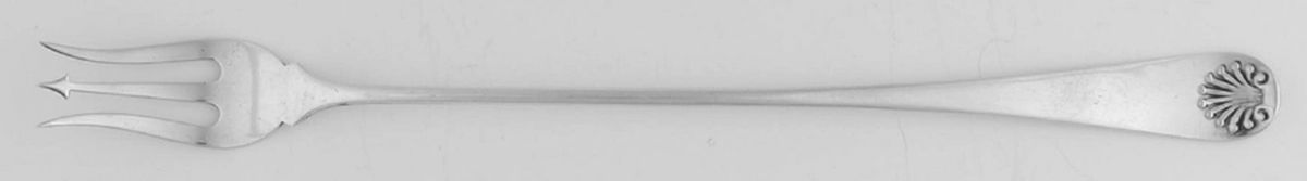 Shell (Sterling, 1889-1890) Long Handle Pickle/Olive Fork by Towle Silver-1