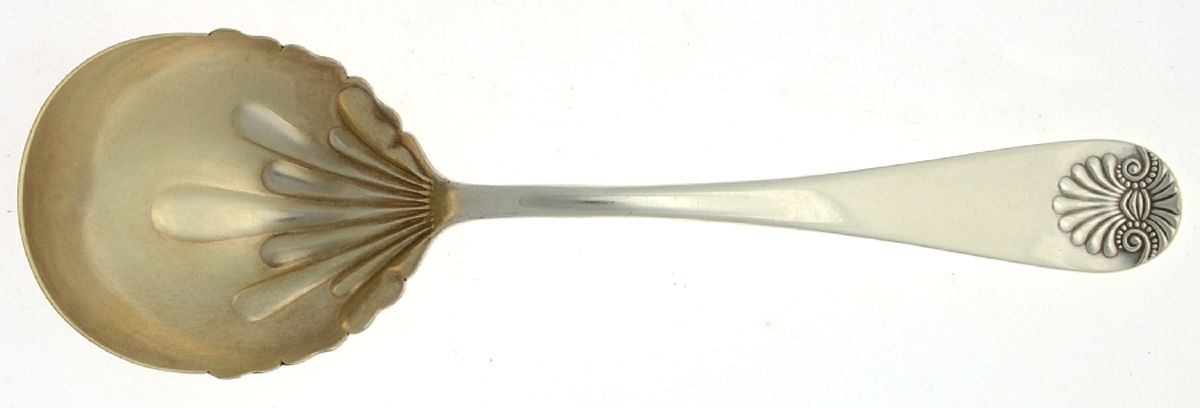 Shell (Sterling, 1889-1890) Preserve Spoon by Towle Silver-1