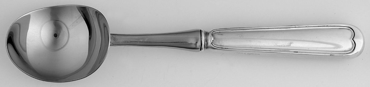 Fiddle Thread (Sterling) Ice Scoop with Stainless Bowl by Towle Silver-1