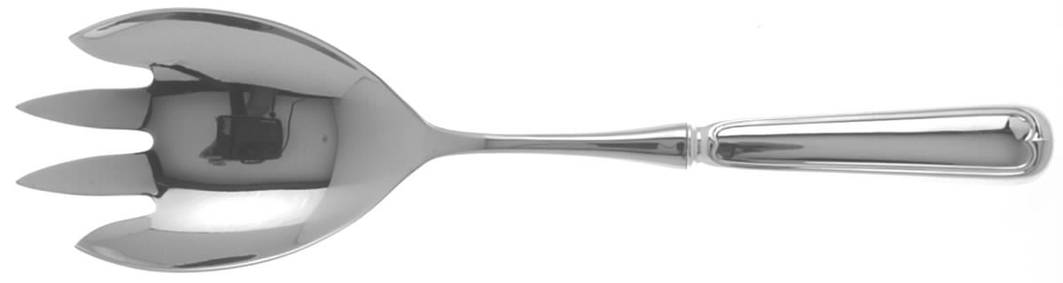 Fiddle Thread (Sterling) Salad Serving Fork with Stainless Prongs by Towle Silver-1