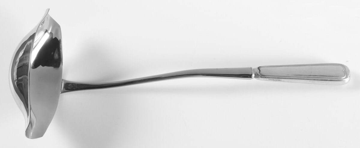 Fiddle Thread (Sterling) Punch Ladle with Stainless Bowl by Towle Silver-1