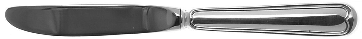 Fiddle Thread (Sterling) Modern Hollow Butter Spreader (Stainless) by Towle Silver-1