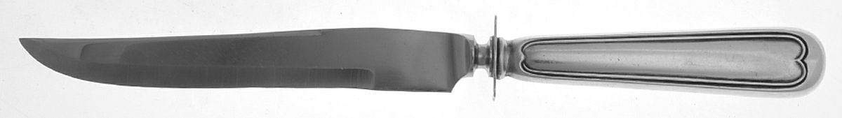 Fiddle Thread (Sterling) Small Carving Knife W/Sterling Guard by Towle Silver-1