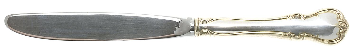 French Provincial-Gold (Sterling) Modern Hollow Knife by Towle Silver-1