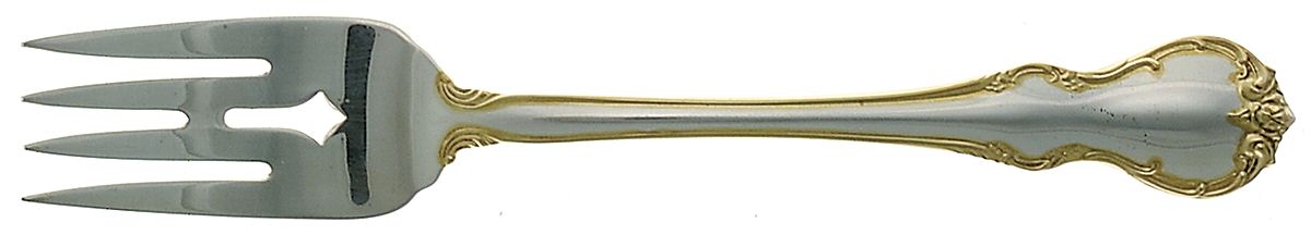 French Provincial-Gold (Sterling) Individual Salad Fork by Towle Silver-1
