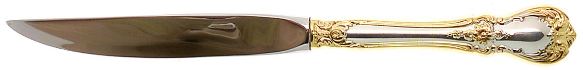 Old Master Gold (Sterling) Individual Steak Knife Hollow Handle by Towle Silver-1