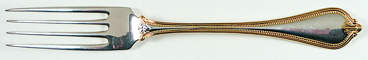 Old Newbury Gold (Sterling, Gold Acct) Fork by Towle Silver-1