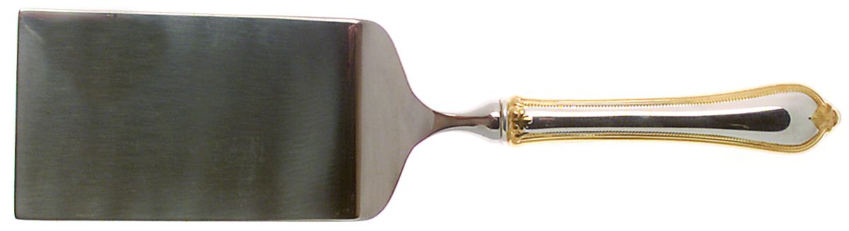 Old Newbury Gold (Sterling, Gold Acct) Lasagna Server with Stainless Blade by Towle Silver-1