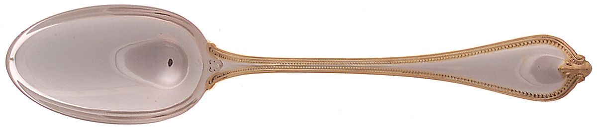 Old Newbury Gold (Sterling, Gold Acct) Tablespoon (Serving Spoon) Medium by Towle Silver-1