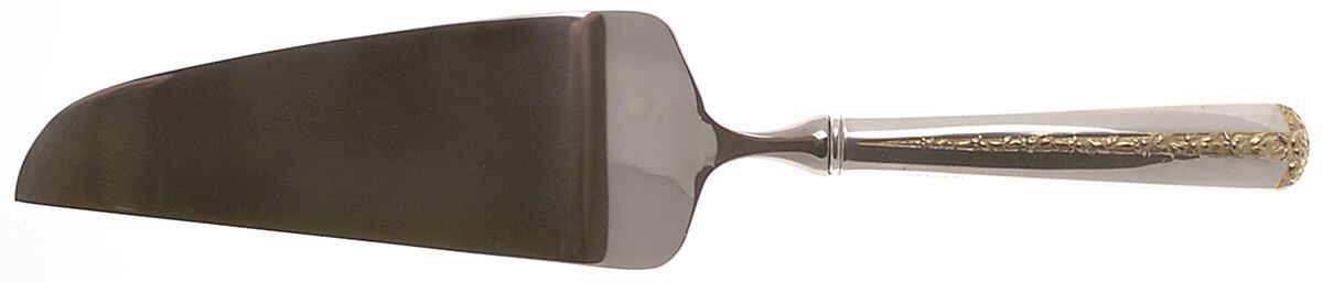 Rambler Rose Gold (Sterling, 1992) Pie & Cake Server with Stainless Blade by Towle Silver-1